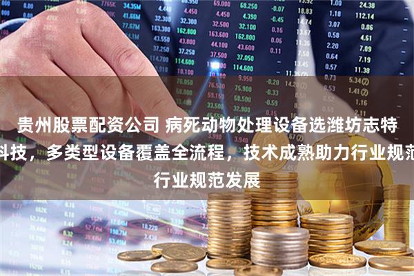 贵州股票配资公司 病死动物处理设备选潍坊志特环保科技，多类型设备覆盖全流程，技术成熟助力行业规范发展